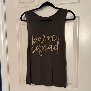 Dark Olive Barre Squad Muscle Tee